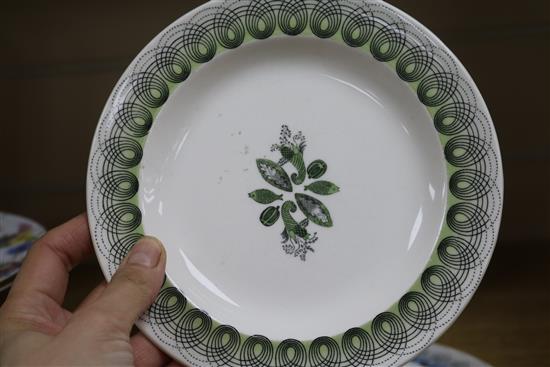 Eric Ravilious for Wedgwood - three plates and a later mug